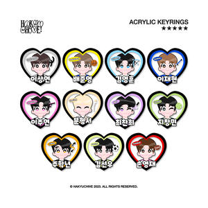 THE BOYZ Athlete's Club Acrylic Keyrings